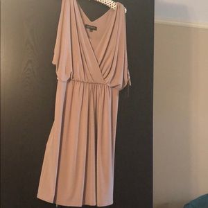 Mid length tan dress never worn